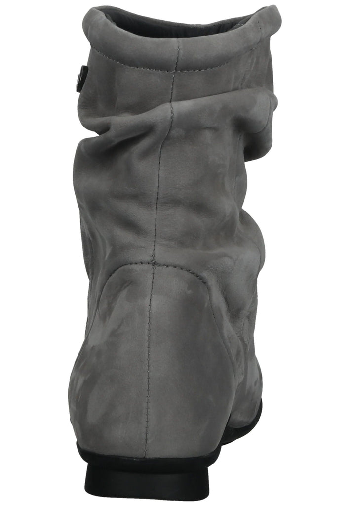 Think! Stiefelette Nubukleder Grau