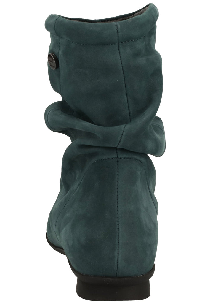 Think! Stiefelette Nubukleder Grün