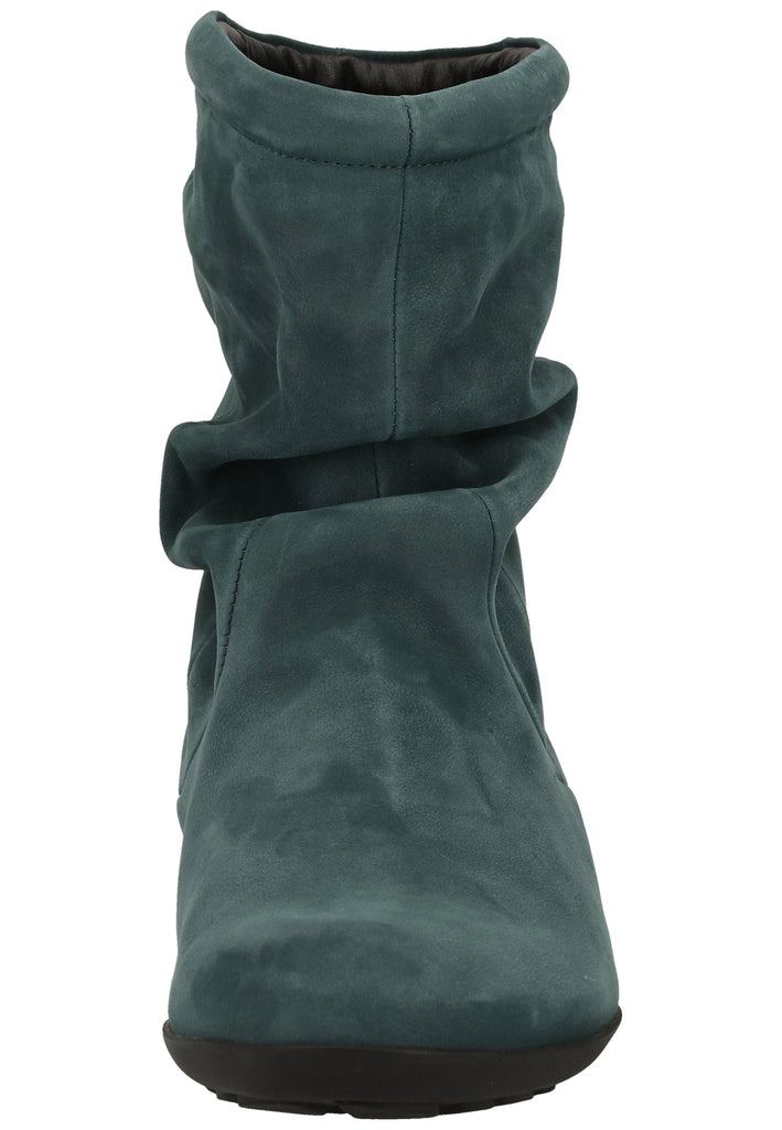 Think! Stiefelette Nubukleder Grün