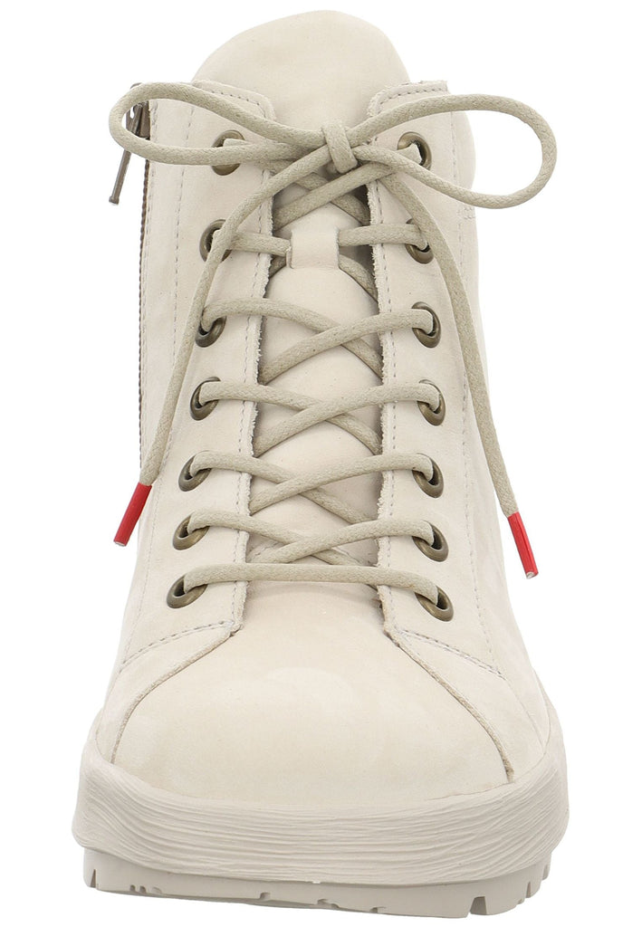 Think! Stiefelette Nubukleder Leinen