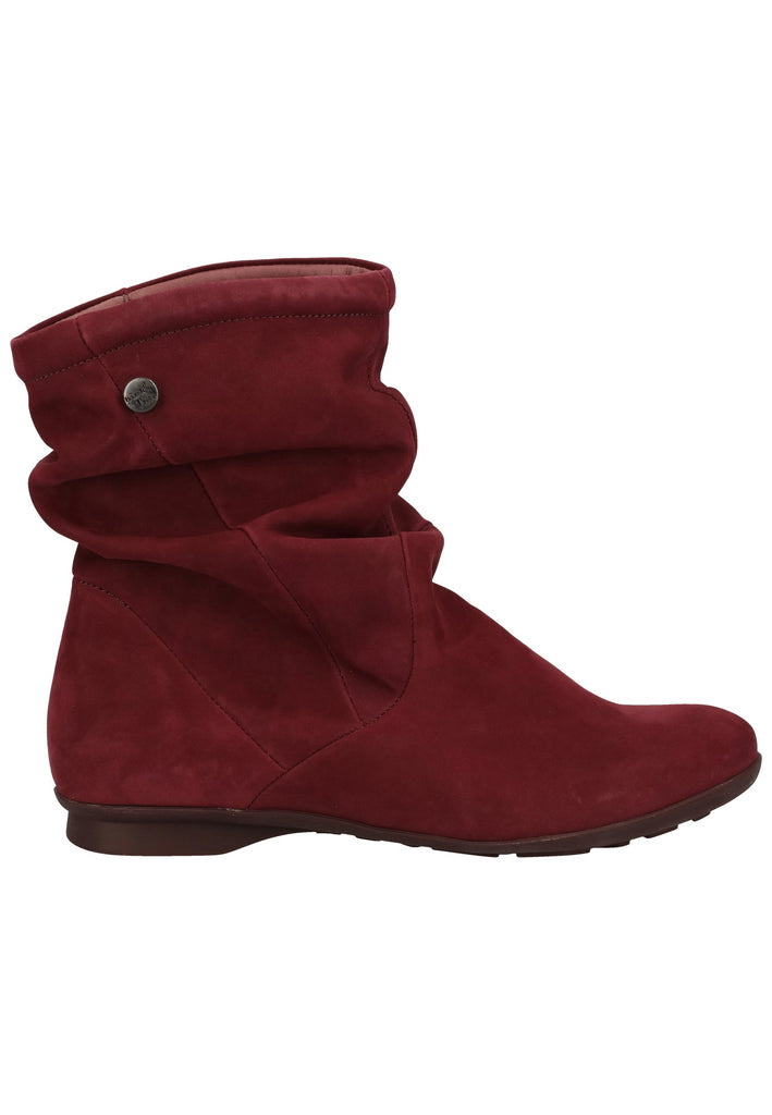 Think! Stiefelette Nubukleder Magenta