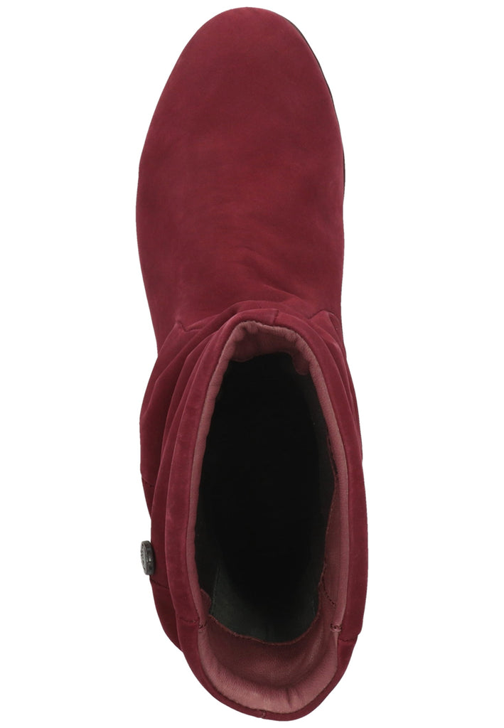 Think! Stiefelette Nubukleder Magenta