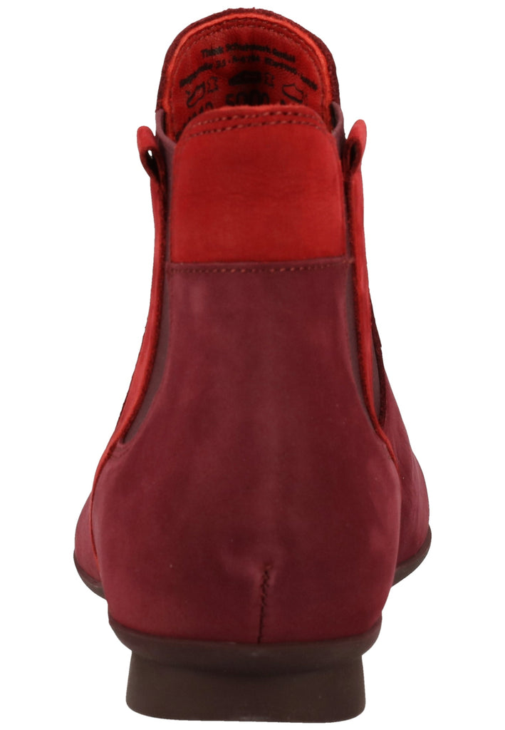 Think! Stiefelette Nubukleder Magenta