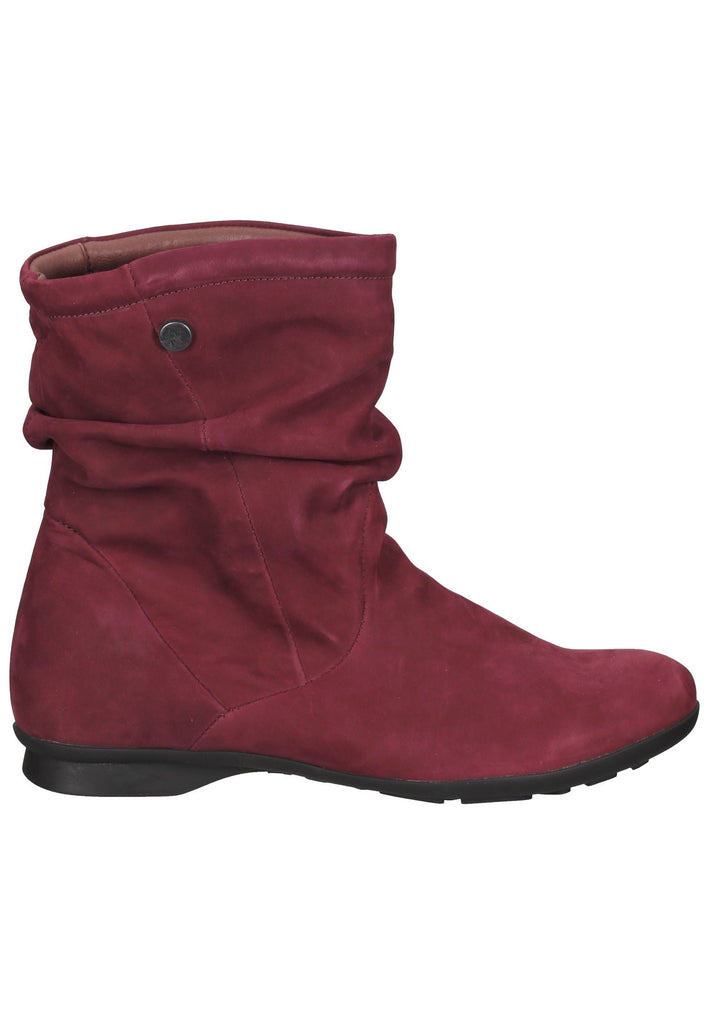 Think! Stiefelette Nubukleder Rot
