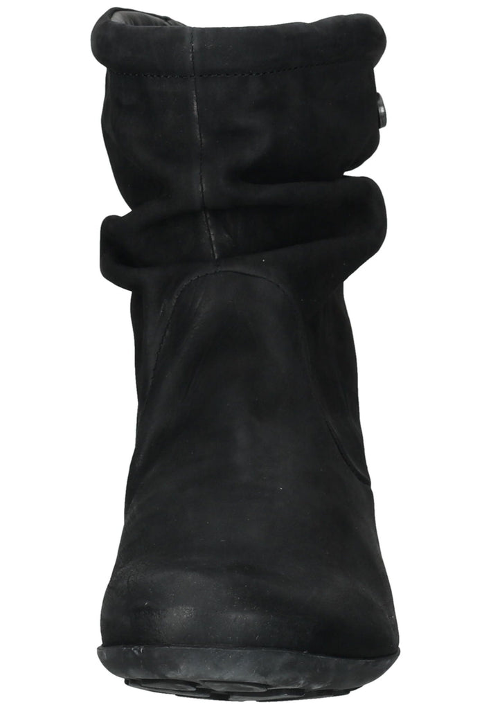 Think! Stiefelette Nubukleder Schwarz