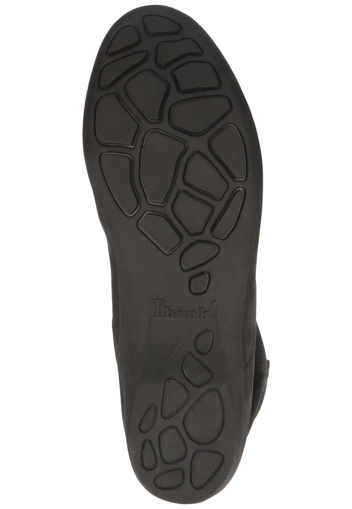 Think! Stiefelette Nubukleder Schwarz