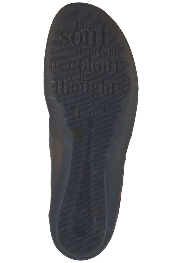 Think! Stiefelette Veloursleder Ash