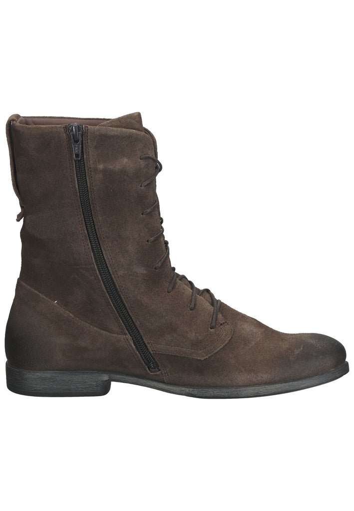 Think! Stiefelette Veloursleder Braun
