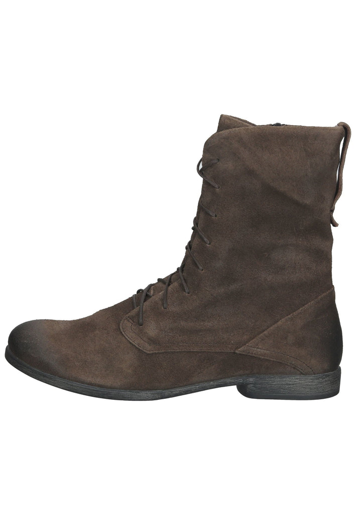 Think! Stiefelette Veloursleder Braun