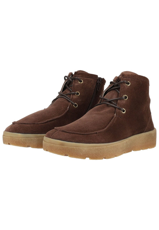 Think! Stiefelette Veloursleder Braun