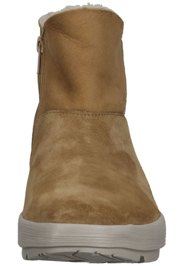 Think! Stiefelette Veloursleder Braun Warmfutter