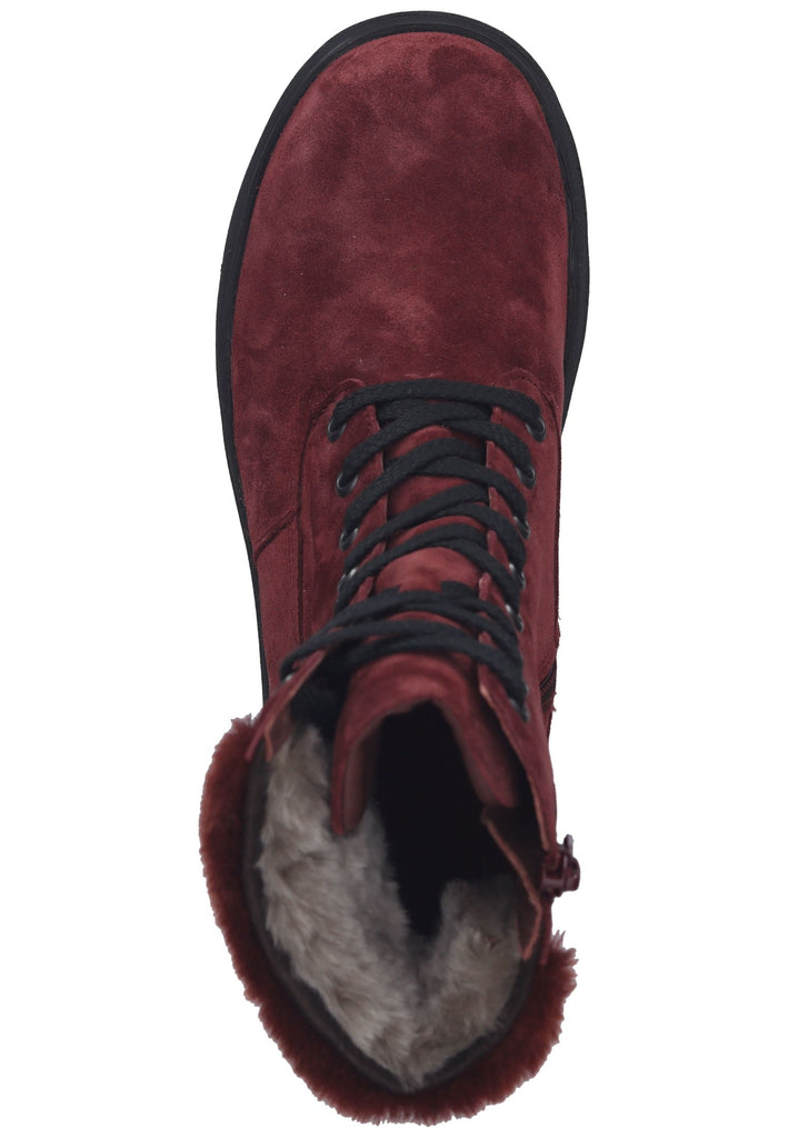 Think! Stiefelette Veloursleder Chianti Warmfutter