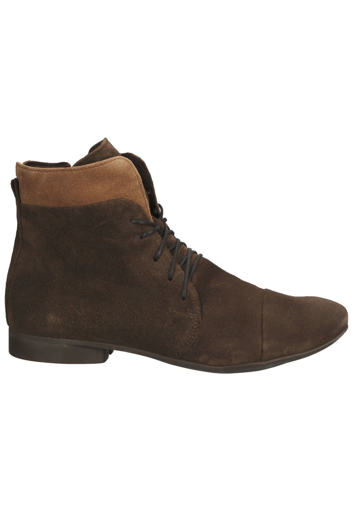 Think! Stiefelette Veloursleder Dunkelbraun