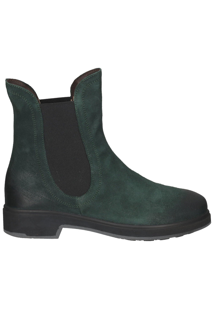 Think! Stiefelette Veloursleder Dunkelgrün