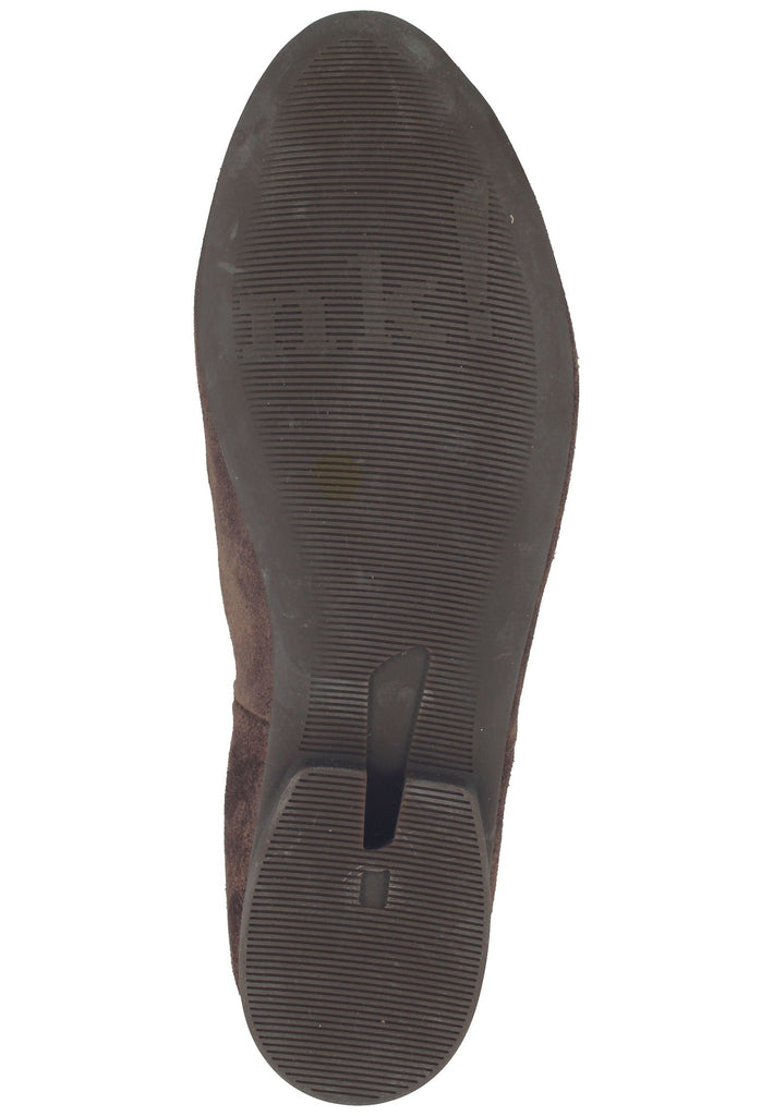 Think! Stiefelette Veloursleder Espresso