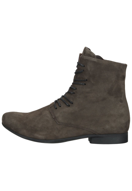 Think! Stiefelette Veloursleder Graphite