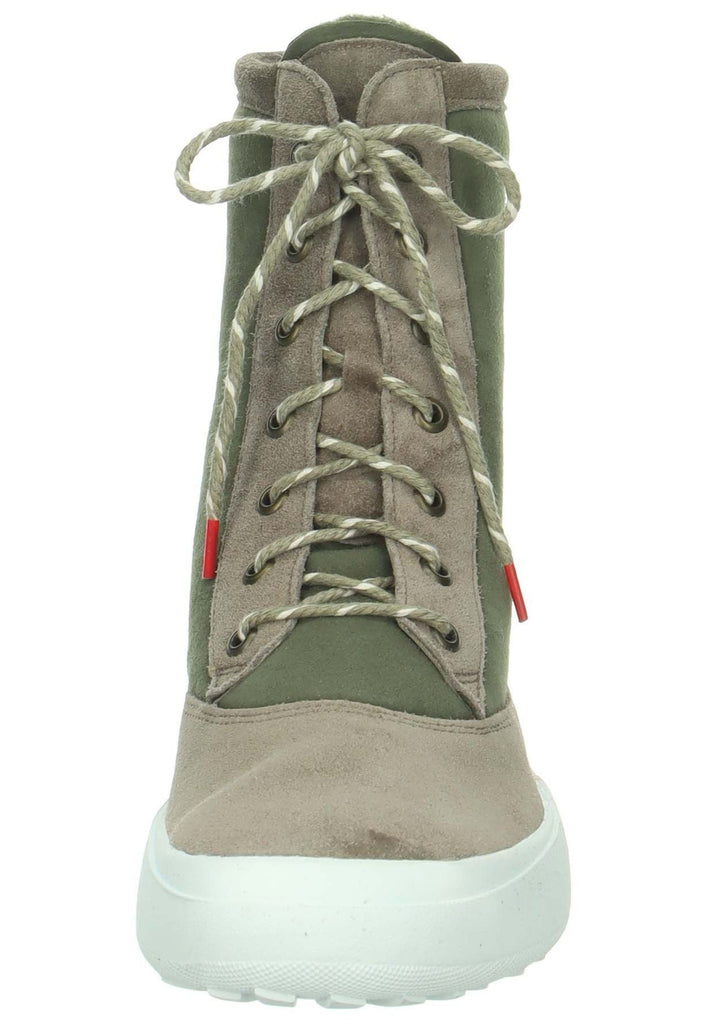 Think! Stiefelette Veloursleder Graphite Warmfutter