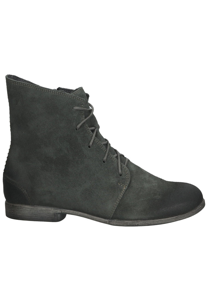 Think! Stiefelette Veloursleder Grau