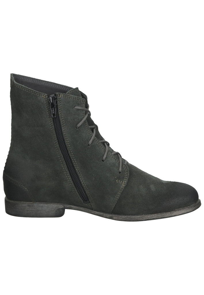 Think! Stiefelette Veloursleder Grau