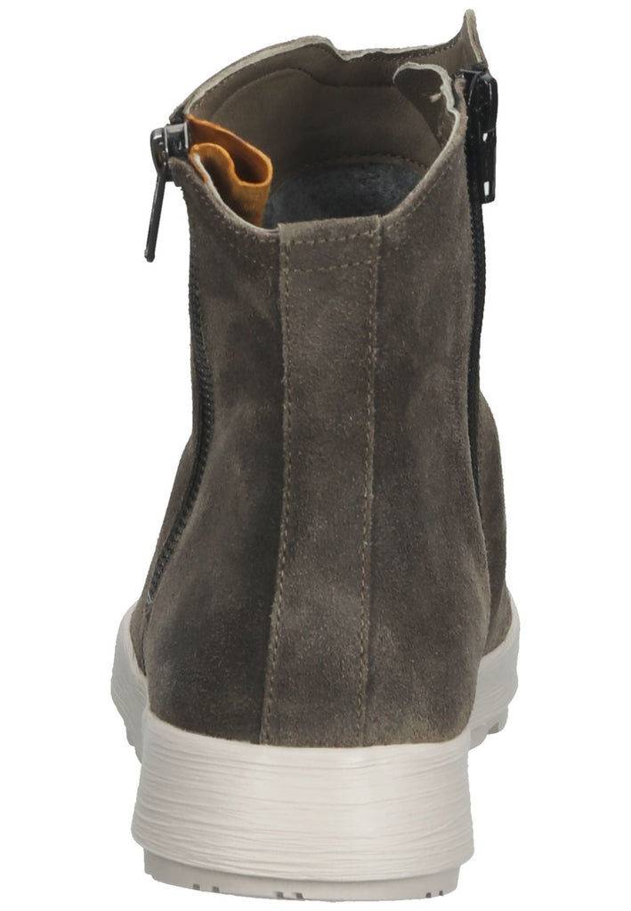 Think! Stiefelette Veloursleder Grau
