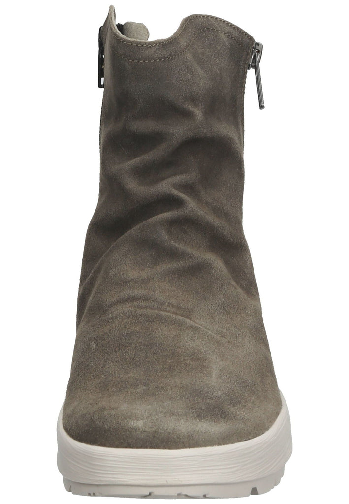 Think! Stiefelette Veloursleder Grau
