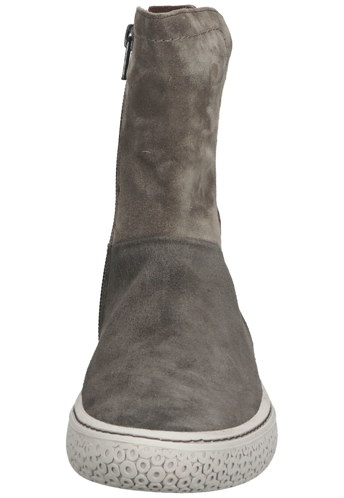 Think! Stiefelette Veloursleder Grau