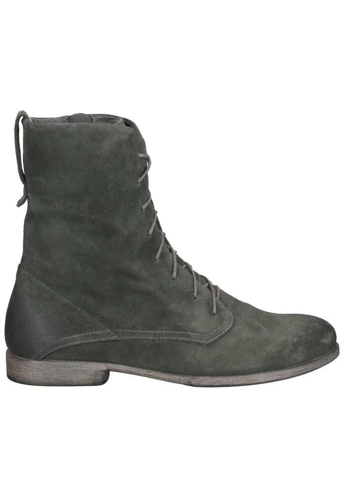 Think! Stiefelette Veloursleder Grau