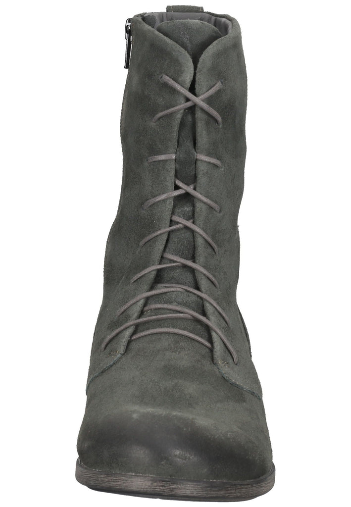 Think! Stiefelette Veloursleder Grau