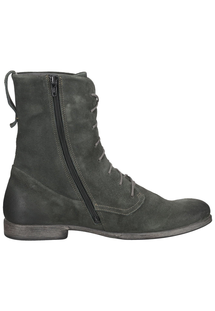 Think! Stiefelette Veloursleder Grau