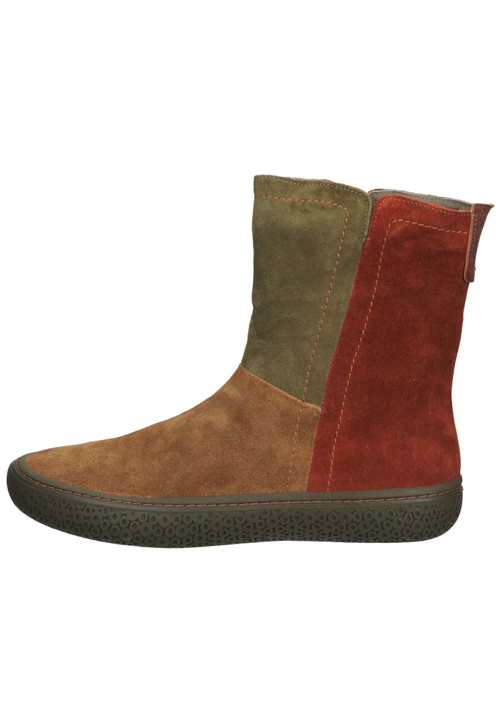 Think! Stiefelette Veloursleder Mehrfarbig
