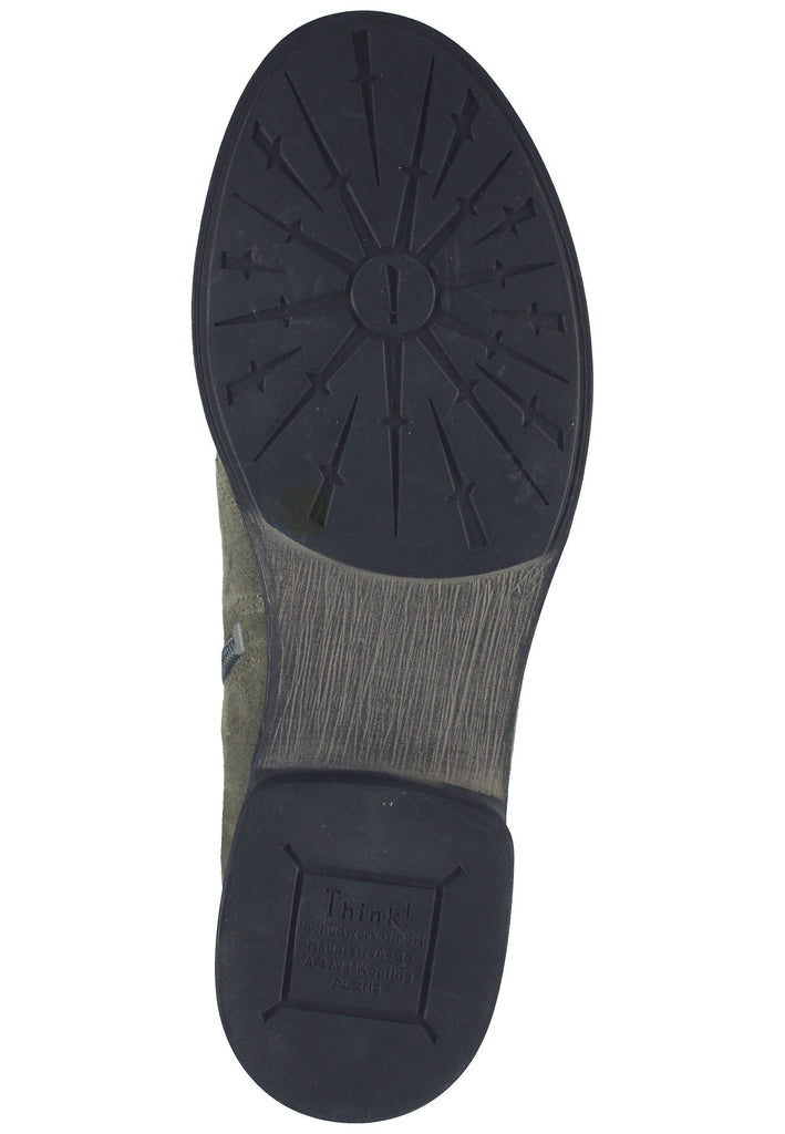 Think! Stiefelette Veloursleder Mint