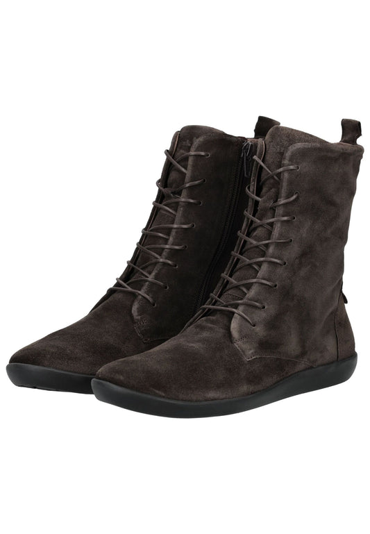 Think! Stiefelette Veloursleder Mocca