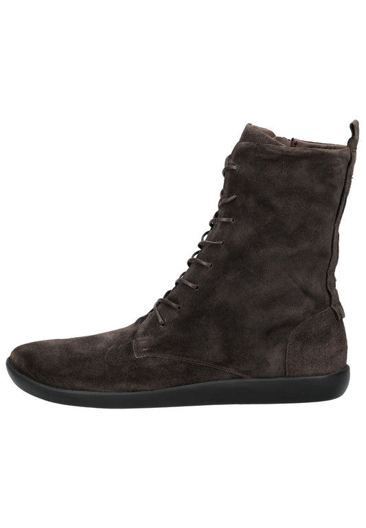 Think! Stiefelette Veloursleder Mocca