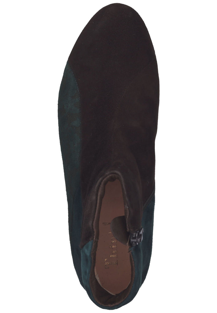 Think! Stiefelette Veloursleder Mokka