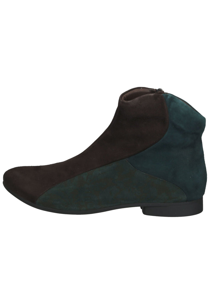 Think! Stiefelette Veloursleder Mokka