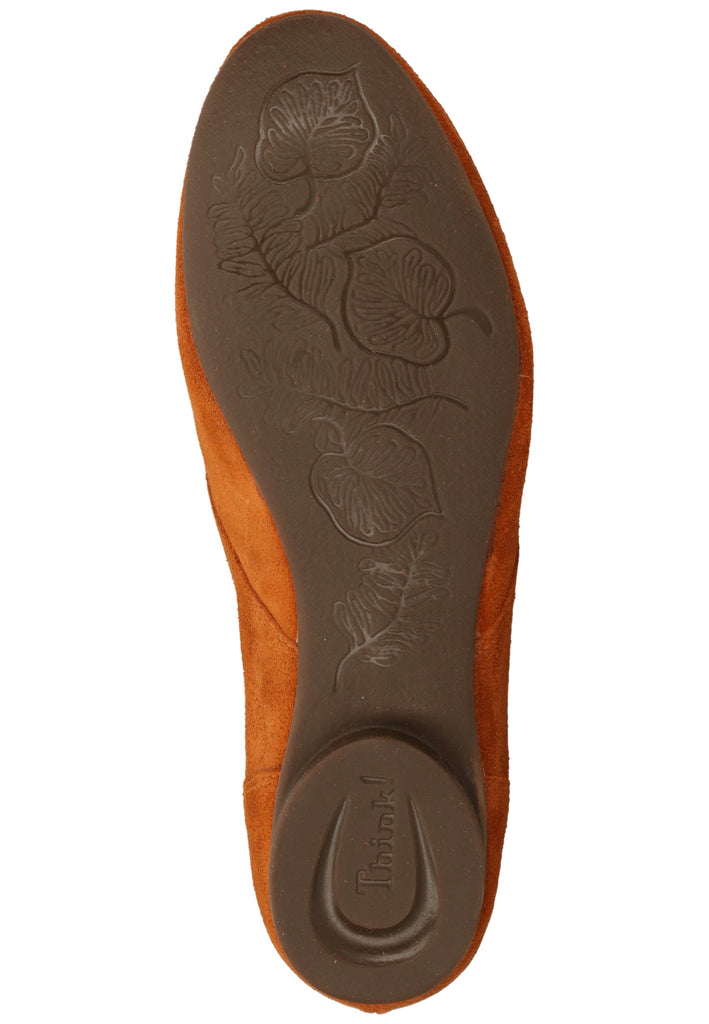 Think! Stiefelette Veloursleder Rost