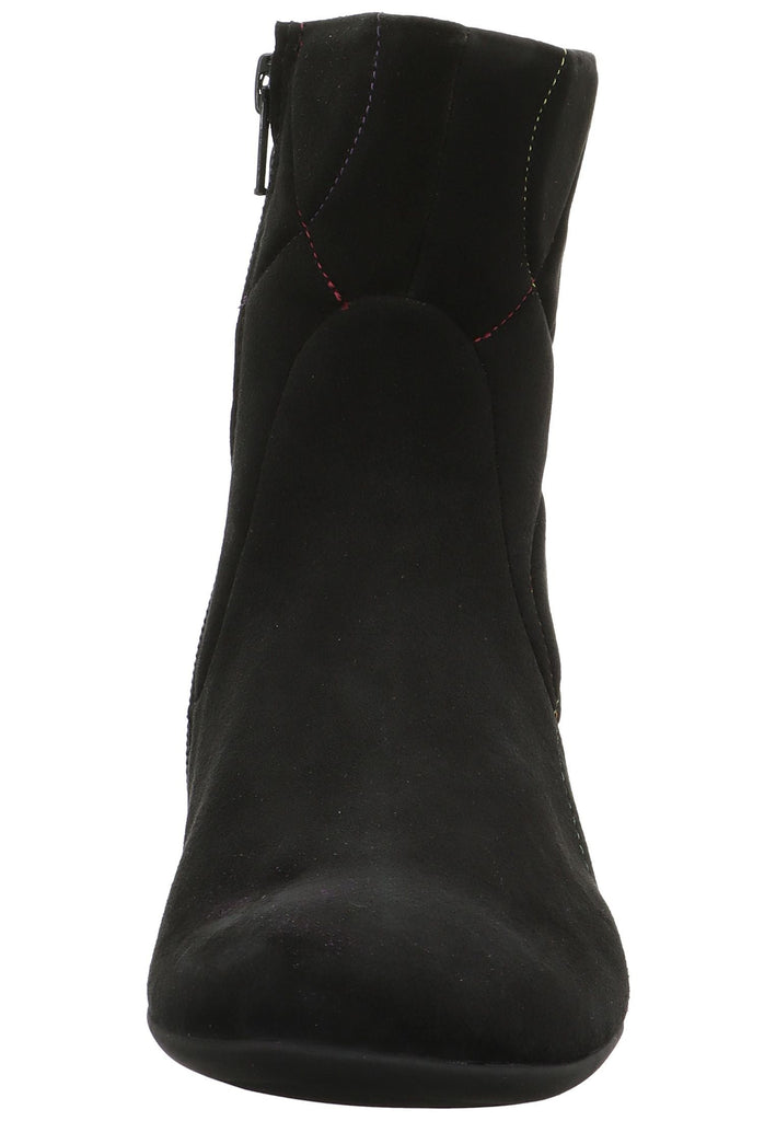 Think! Stiefelette Veloursleder Schwarz
