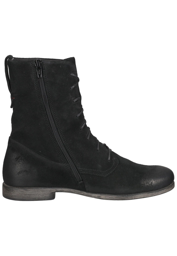 Think! Stiefelette Veloursleder Schwarz