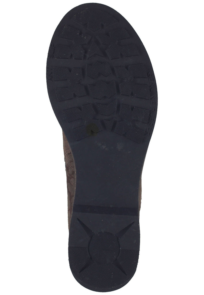 Think! Stiefelette Veloursleder Schwarz/Grau