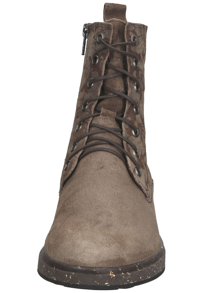 Think! Stiefelette Veloursleder Schwarz/Grau