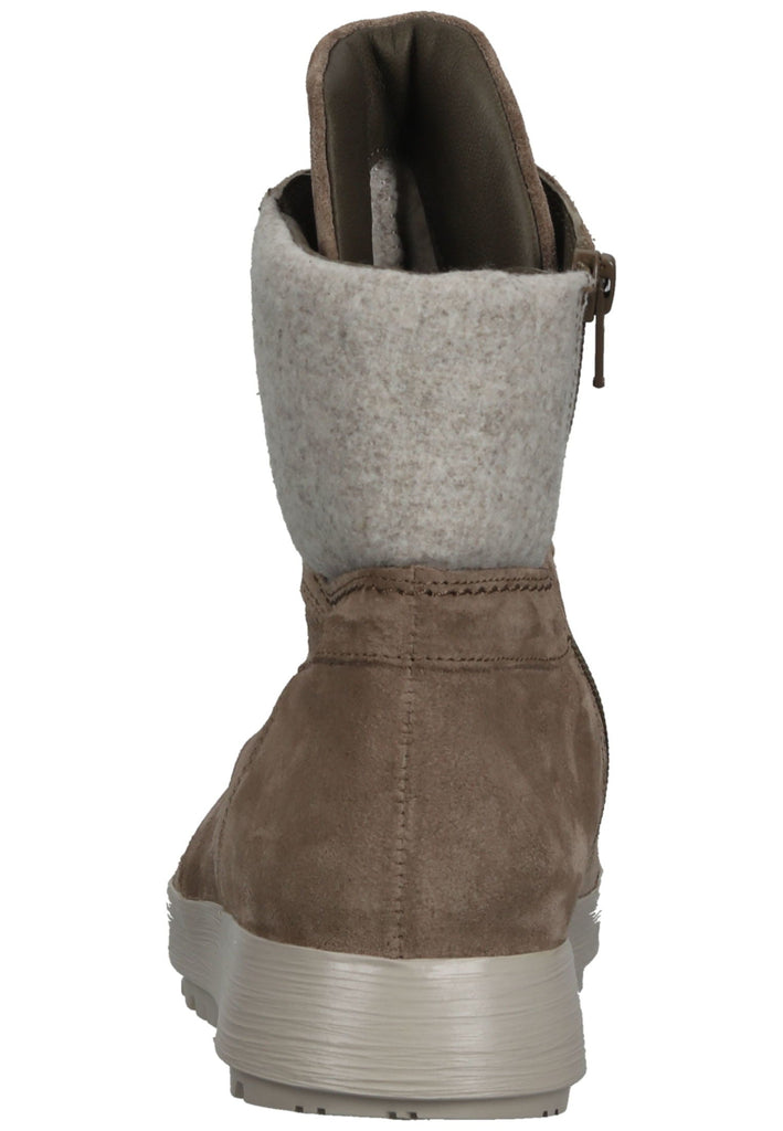 Think! Stiefelette Veloursleder Stone