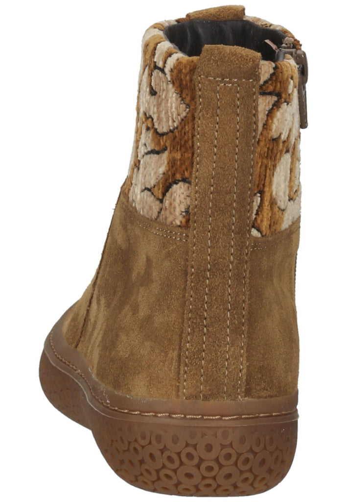 Think! Stiefelette Veloursleder/Synthetik Braun