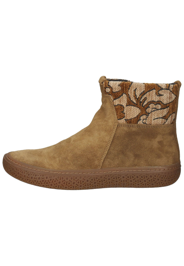 Think! Stiefelette Veloursleder/Synthetik Braun