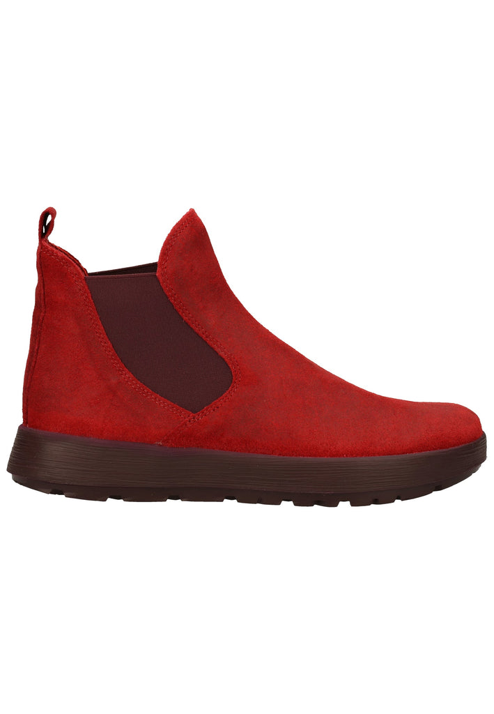 Think! Stiefelette Veloursleder/Textil Cherry