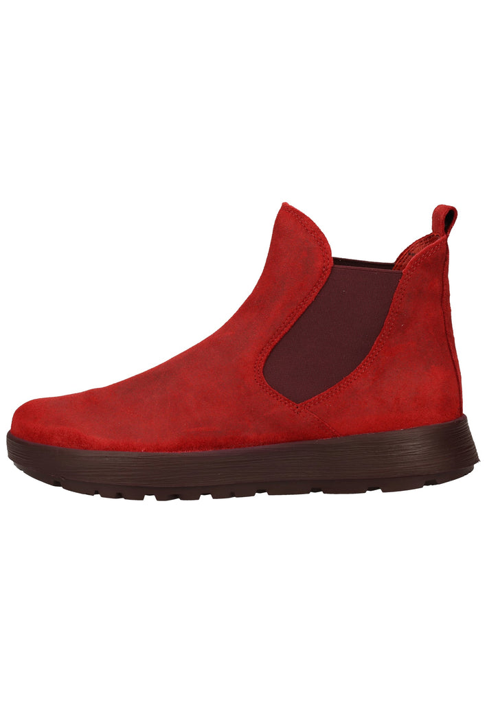 Think! Stiefelette Veloursleder/Textil Cherry
