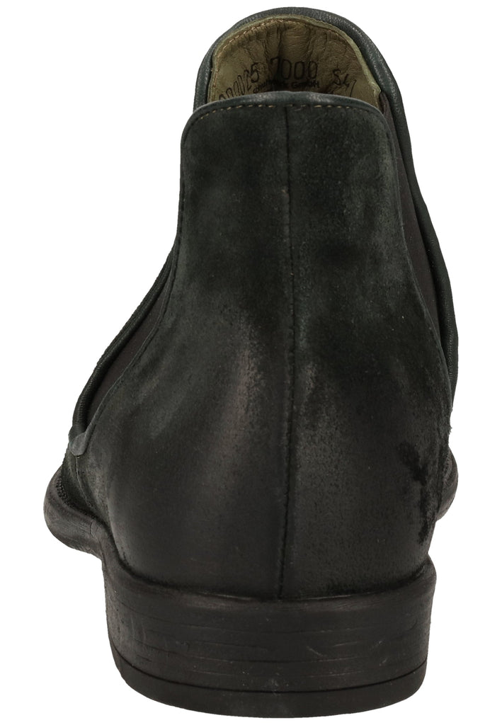 Think! Stiefelette Veloursleder/Textil Dunkelgrün