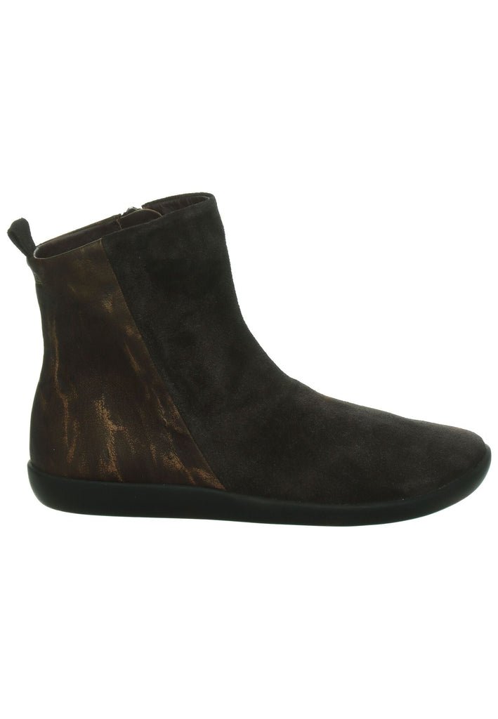 Think! Stiefelette Veloursleder/Textil Mocca
