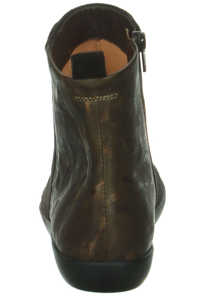 Think! Stiefelette Veloursleder/Textil Mocca