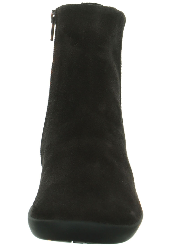 Think! Stiefelette Veloursleder/Textil Mocca