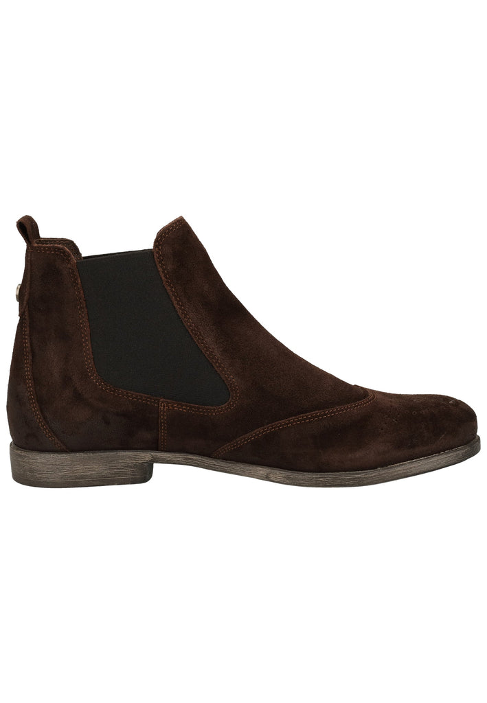 Think! Stiefelette Veloursleder/Textil Mocca